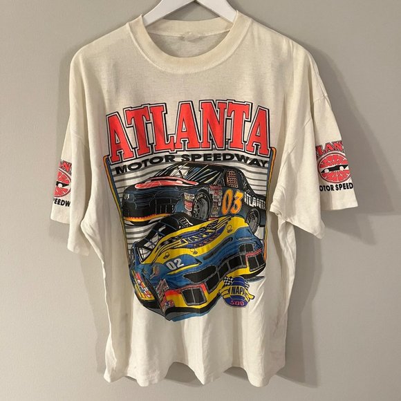Vintage Other - Vintage Atlanta Motor Speedway Racing Tee Shirt Size XXL